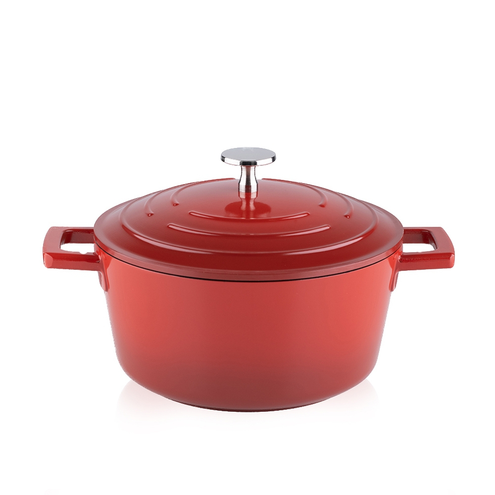 Kelomat - Ceramic RED casserole induction