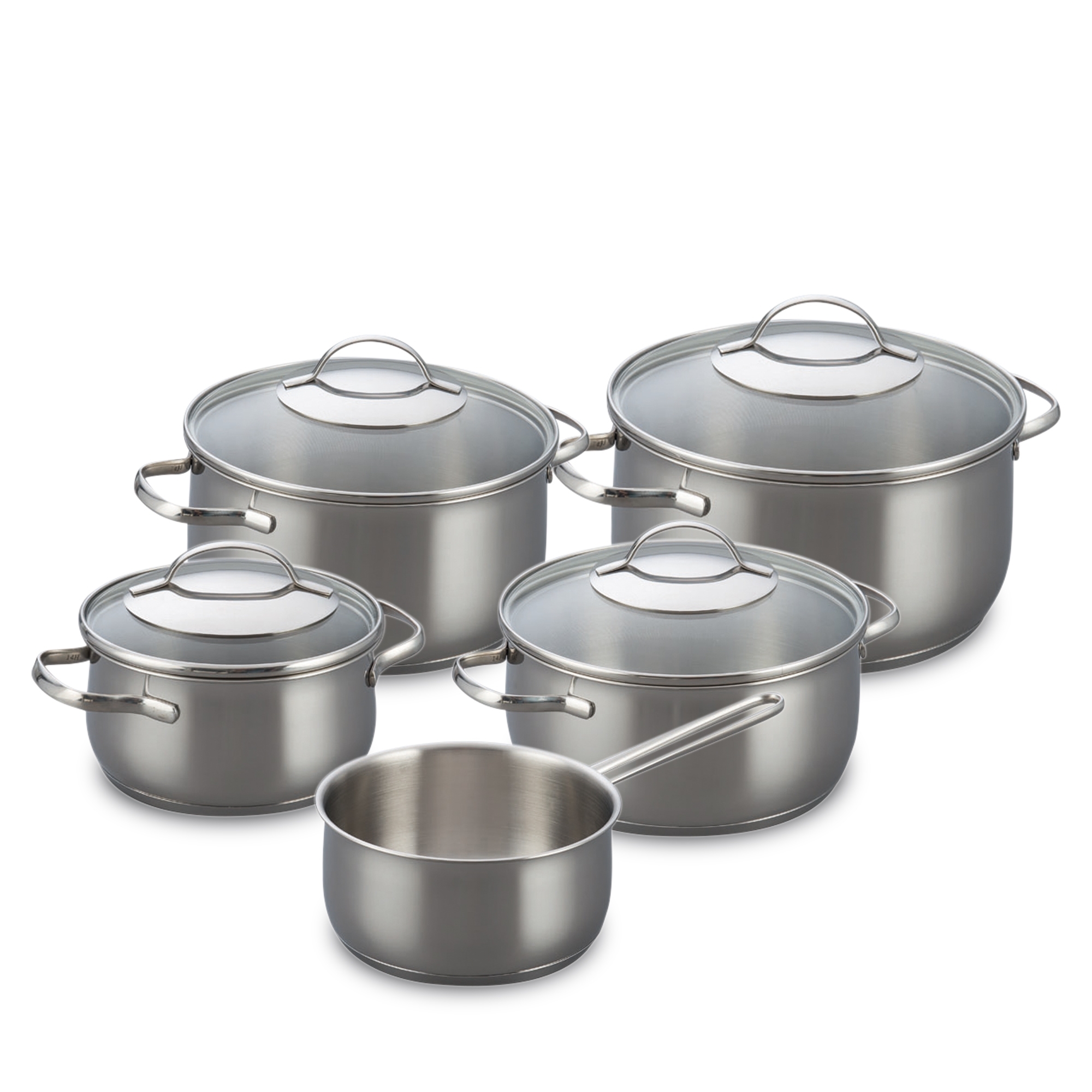 Kelomat - TORRANO - Kochset 9-teilig INDUKTION Kelomat - TORRANO - Kochset 9-teilig INDUKTION